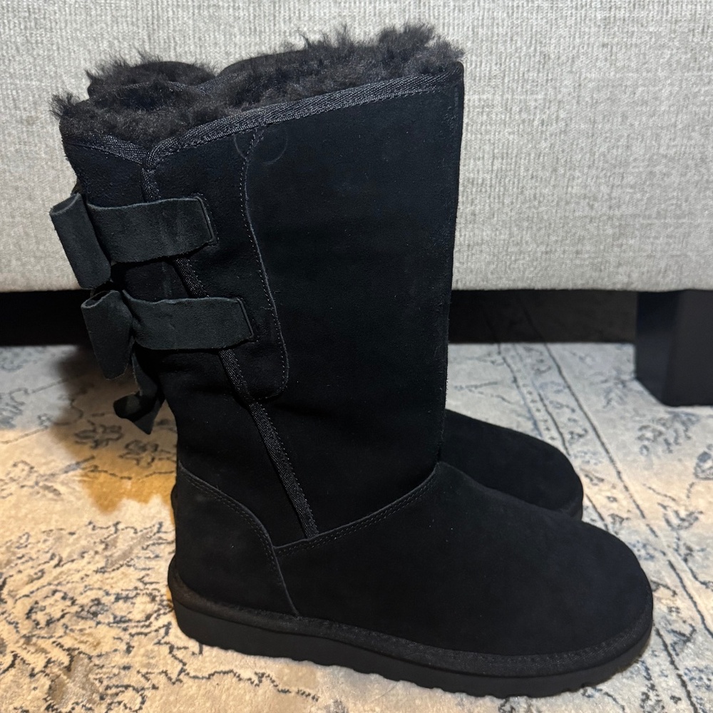 UGG Allegra Bow II Black - Picture 3 of 8